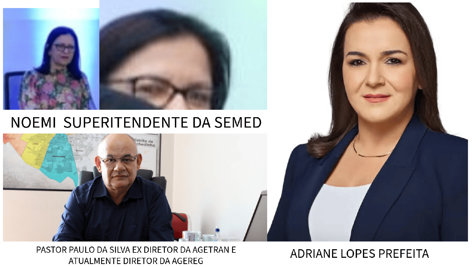 Noemi Semed, Paulo Agereg e Prefeita Adriane Lopes